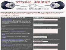Tablet Screenshot of c43.de